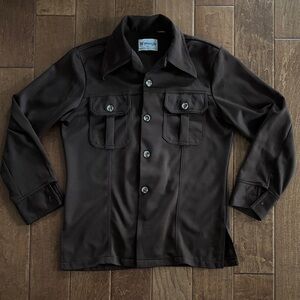 Wrangler Dark Brown Shirt Jacket